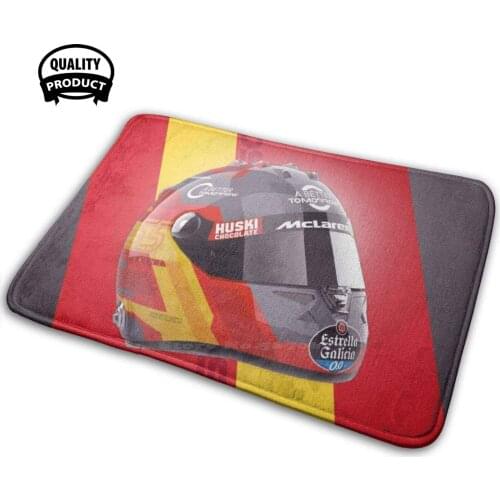 Carlos Sainz 3D Household Goods Mat Rug Carpet Cushion Carlos Sainz Carlos Sainz Formulaone Mclaren Mclaren Car Car Racing