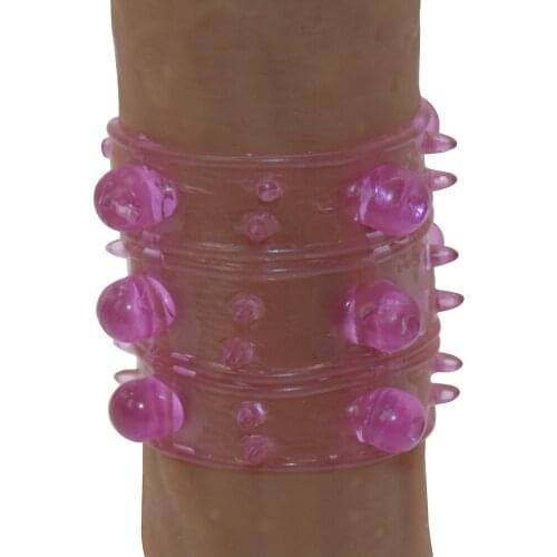 ACSXDF 10 Pcs/Pack Soft Beads Silicone Penis Rings Delay Sex Tool Sex Products Penis Toy Cock Ring for Men