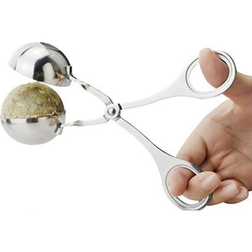 Stainless Steel Meatball Maker Stuffed Meatball Clip Hamburger Press Home Party Supplies DIY Fish Meat Rice Ball Maker Tools