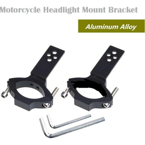 Motorcycle Headlight Bracket Mount Clamp 28-54mm Aluminum Fork Clamp Spot Lamp Holder ATV Dirt Bike Motorbike Accessories