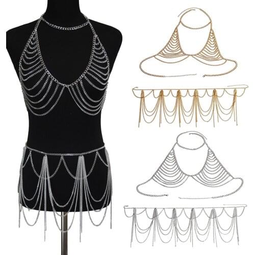 MagiDeal Women Girls Bikini Chain Summer Swimsuit Belts Beach Party Body Ornaments