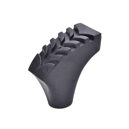 New 1PC Trekking Pole Feet End Caps Protector Hiking Pole Tip Protectors Trail Camp Walking Stick Ferrule Black Rubber Tips