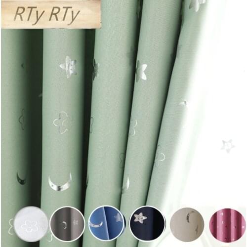 New Flower Curtains for Windows Drapes Modern Elegant Noble Printing Shade Curtain For Living Room Bedroom Curtains S281&30