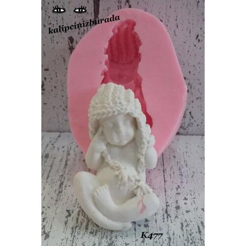 Hat Baby Silicone Mold