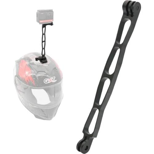 Aluminum Alloy Extension Arm Metal Pole Mount Helmet Stick Extension Arm Mount for Gopro 9 8 7 6 5 nsta360 One x2 x R Edition