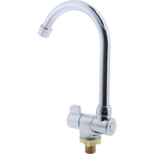 360° Rotatable Garden Room Kitchen Bar Bathroom Single Cold Water Faucet #008