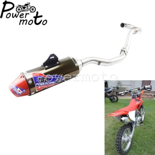For Honda 2003-2016 CRF150F CRF230F Complete Exhaust Muffler Pipe Silencer Dirt Pit Bike Racing Tail Pipe CRF 150 230