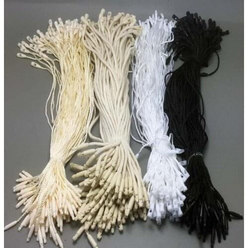 High Quality 100pcs 20cm Length Cotton material Loop Pins Security Loop Tag Fasteners Price Tag Fastener Wholesale