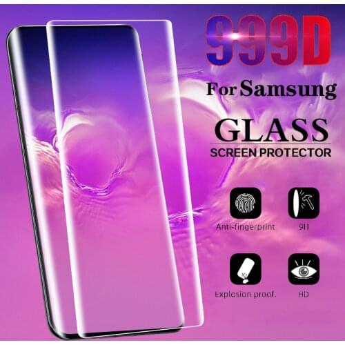 Tempered Glass For Samsung Galaxy S10 Plus Glass S9 S8 Screen Protector S20 S21 S10e S 9 10 8 e Note 20 Ultra S10 5G Note 8 9 10
