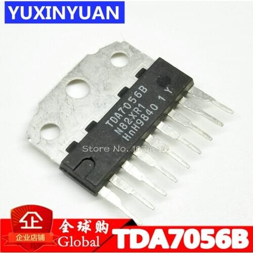 10PCS/lot TDA7056B TDA7056 audio amplifier integrated chip ZIP 100% good 5 W mono BTL audio amplifier with DC volume control