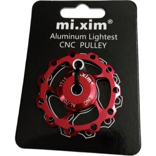 11T 2Pcs Aluminium Jockey Wheel Bike Rear Derailleur Pulley Bearing for SHIMANO