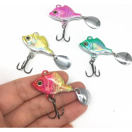 15g Fly Japan Fishing Trout Spoon Sequins Hard Bait Peche Spinner Bait VIB Pike Fishing sinking Lure Wobblers Crankbaits Pesca