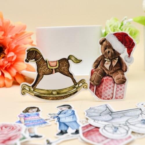 32pcs Colorful Alices garden Christmas new year gift stickers Scrapbooking Decorative handbook Sticker planner DIY Stationery