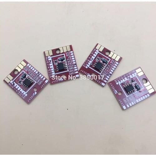 4PCS/set C M Y K permanent chip ink cartridge chips SS21 for Mimaki CJV150 CJV300 JV150 JV300 eco solvent plotter printer