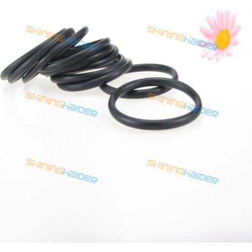50PCS wire diameter 6mm cross section 6mm black NBR O type ring nitrile rubber O sealing ring CS 6mm OD 82mm-115mm