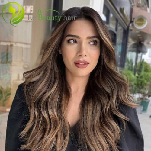 Jewish Wig Silk top Wig Highlights Wave Hair Kosher Wigs Sheitel Unprocessed European Virgin Hair for women