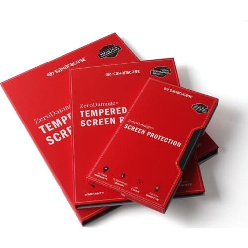 Customized Logo Large Red Mobile Phone Film Book Shaped Packaging Paper Box