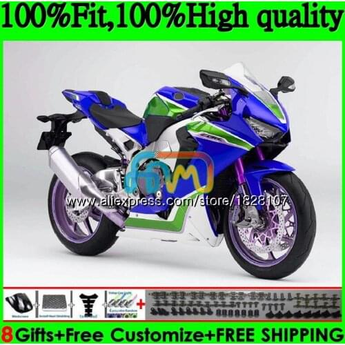 Injection For HONDA CBR 1000 RR CBR1000RR blue glossy 17 18 19 145BS.33 CBR 1000RR CBR-1000RR CBR1000 RR 2017 2018 2019 Fairing