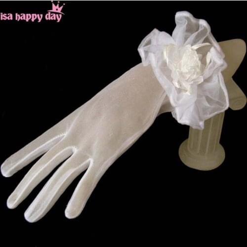 Isa Happy Day Fingerless Bridal Gloves