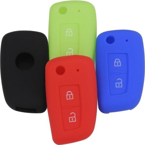 Kutery 2BTN Silicone Colorful Remote Car Key Cover Case For Nissan Qashqai J11 X-Trail Juke Micra Murano Pulsar Protection