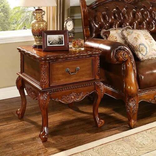 Solid wood square table and living room small table WA683