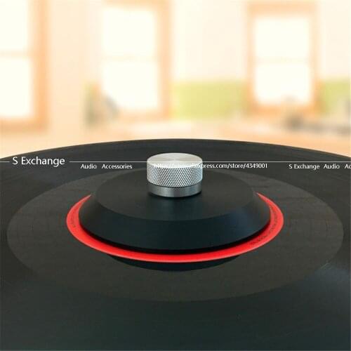 New seal High-End POM Material LP Vinyl Turntables Disc Stabilizer Record Weight/Clamp free shipping
