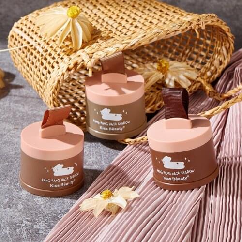 Fluffy Hairline Powder Contouring Powder Filling Bald Hair Concealer Root Hair Line Shadow Nose Shadow Repair Cream Women TSLM1