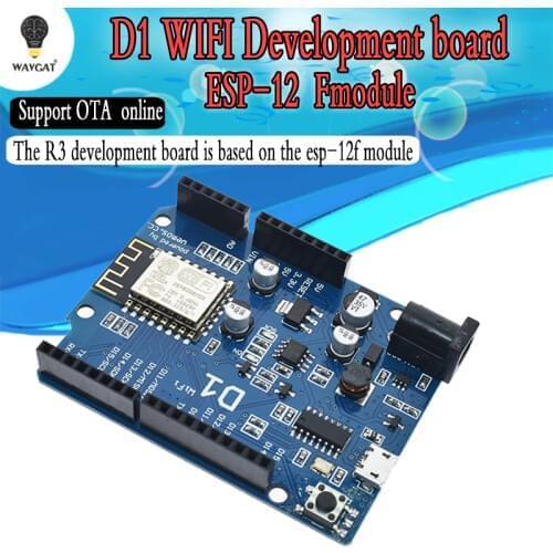 WAVGAT Smart Electronics ESP-12E WAVGAT D1 WiFi uno based ESP8266 shield for arduino Compatible