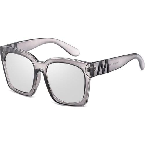 Fashion Vintage Square Polarized Sunglasses Women Men Luxury Brand Designer Travel Big Frame Sun Glasses Mirror Shades UV400