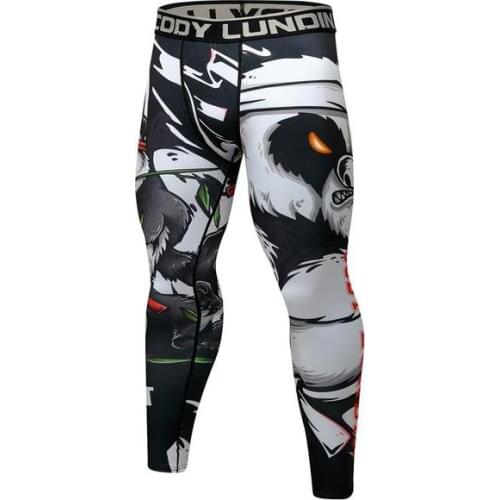 Brand New Mens Tracksuit 3D Prints Tight Rash Guard Compression Sport Suit Men MMA Running Body Building Top Fitness Sport Set