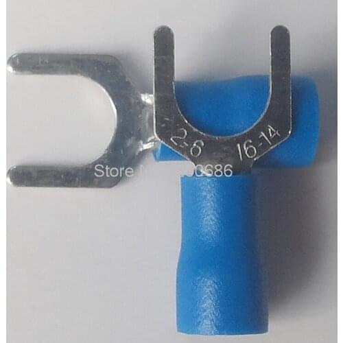 SV2-6 fork-shaped pre-insulator cold-pressing terminal SV2.5-6 100 only