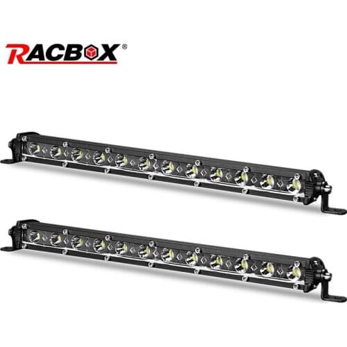 Light Bar Work Light 13 Inch Slim Offroad Led Bar Flood Spot Beam Daytime Running Lights Spotlights For Lada ATV UTV 12V 24V