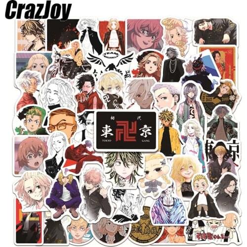 Tokyo Avengers Cartoon Anime Stickers Graffiti manga Trolley Case Laptop Luggage Hand Account Decoration Wholesale car stickers