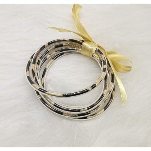 Leopard Leather Bracelets For Women 2021 New Fashion Bracelets & Bangles Elegant Multilayer Wide Wrap Bracelet Statement Jewelry