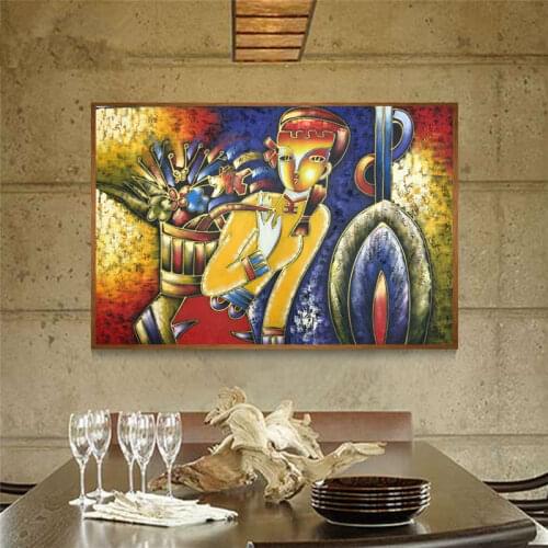 Famous paintings abstract oil painting The flower girl wall art decoration picture Hand-painted on canvas