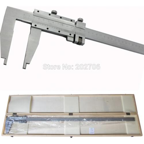 0-1000mm Heavy Duty Vernier Caliper 1000mm vernier caliper slider caliper without Upper Jaws
