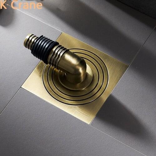 10*10CM Washing Machine Drain Bathroom Floor Filter Drain Anti Block Bugs Smell Off Stopper Vertical Gravity Copper Accessories