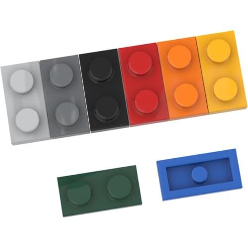 10PCS Building Blocks 3023 6225 28653 Plate 1x2 Changeover Catch Bricks Assembles Particles DIY Assembly Parts Toy For Kid Gift