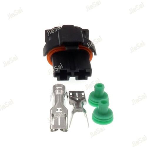 2 Pin Car Electronic Fan Plug Automotive Connector With Pins And Seals For Peugeot Citroen