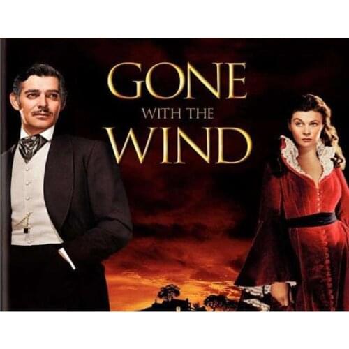 Diamond Embroidery Full Square/round Diamond Painting poster Diy Diamond Mosaic Gone with the wind Picture Of Rhinestone FH127