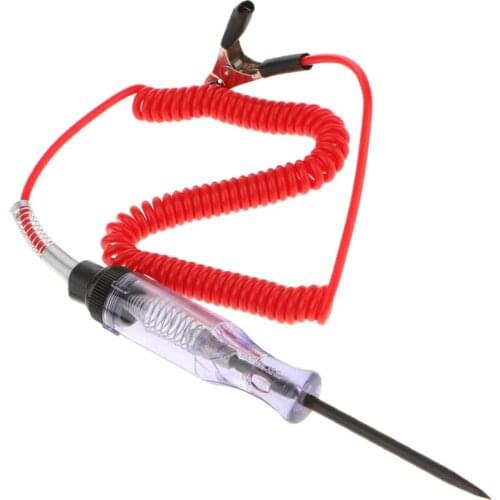 Car Voltage Circuit Tester Fit 6-24V System Probe Continuity Auto Test Light