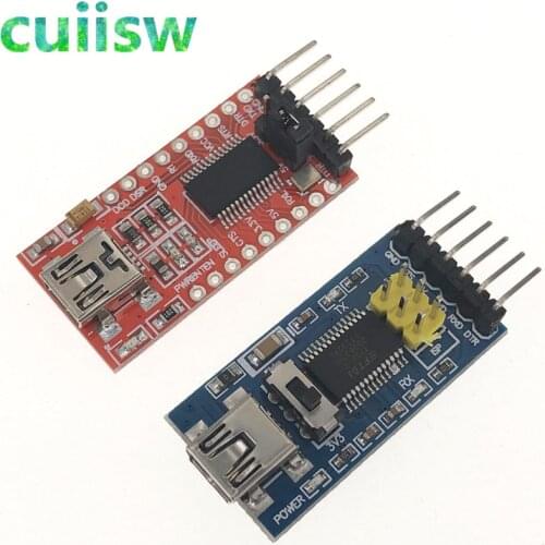 Cuiisw 1pcs FT232RL FT232 FTDI USB 3.3V 5.5V to TTL Serial Adapter Module for arduino Mini Port