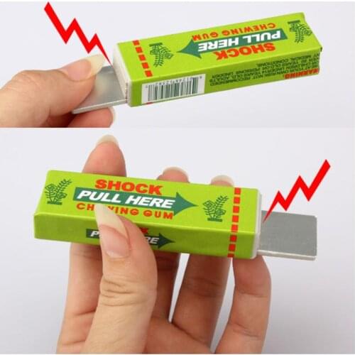 Electric Shocker Safety Trick Practical Joke Fantastic Toy Chewing Gum Toy Safety Trick Joke Toys Fantastic Aniti-stress Fun Toy