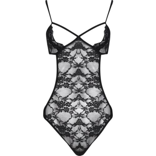 Erotic Lingerie Sexy Hot Lady Women Lace Sexy Lingerie Gauze One-Piece Garment Lace Pajamas Underwear Bielizna Erotyczna