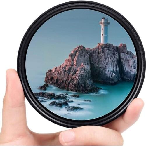 37-95mm ND2-400 ND Lens Filter Fader Adjustable Neutral Filter Density Polarizing Camera Filter Lens DSLR Camera for Canon N3F7