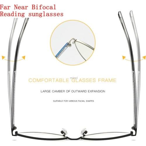 Transition Photochromic Bifocal Reading Glasses for Women Cat Eye Hyperopia Eyeglasses Women Multifocal Presbyopic Sunglasses NX