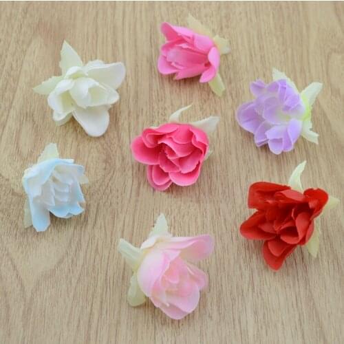 Artificial flowers Fresh and good simulation flowers roses silk flower decoration flower ball wedding garland handmade diy mater