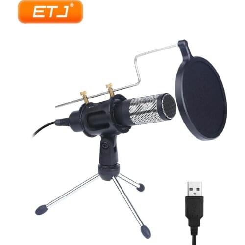 USB Condenser Microphone Computer Live Game Laptop PC Studio Brocasting Recording Bluetooth Omnidirection Chatting Mic 22008