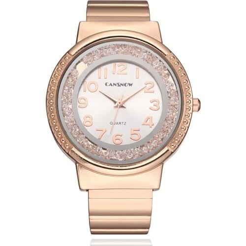 2021 Fashion Casual Ladies Watch Rose Gold Stainless Steel Bracelet Watches Sports Waterproof Ladies Quartz Watch Zegarek Damski