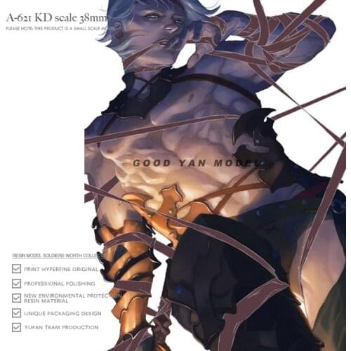 38MM Resin model kits figure beauty colorless and self-assembled A-621